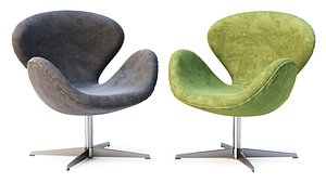 Swan Chair by Fritz Hansen 3D model