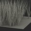 Model 3D młodych roślin cebuli w ogrodzie