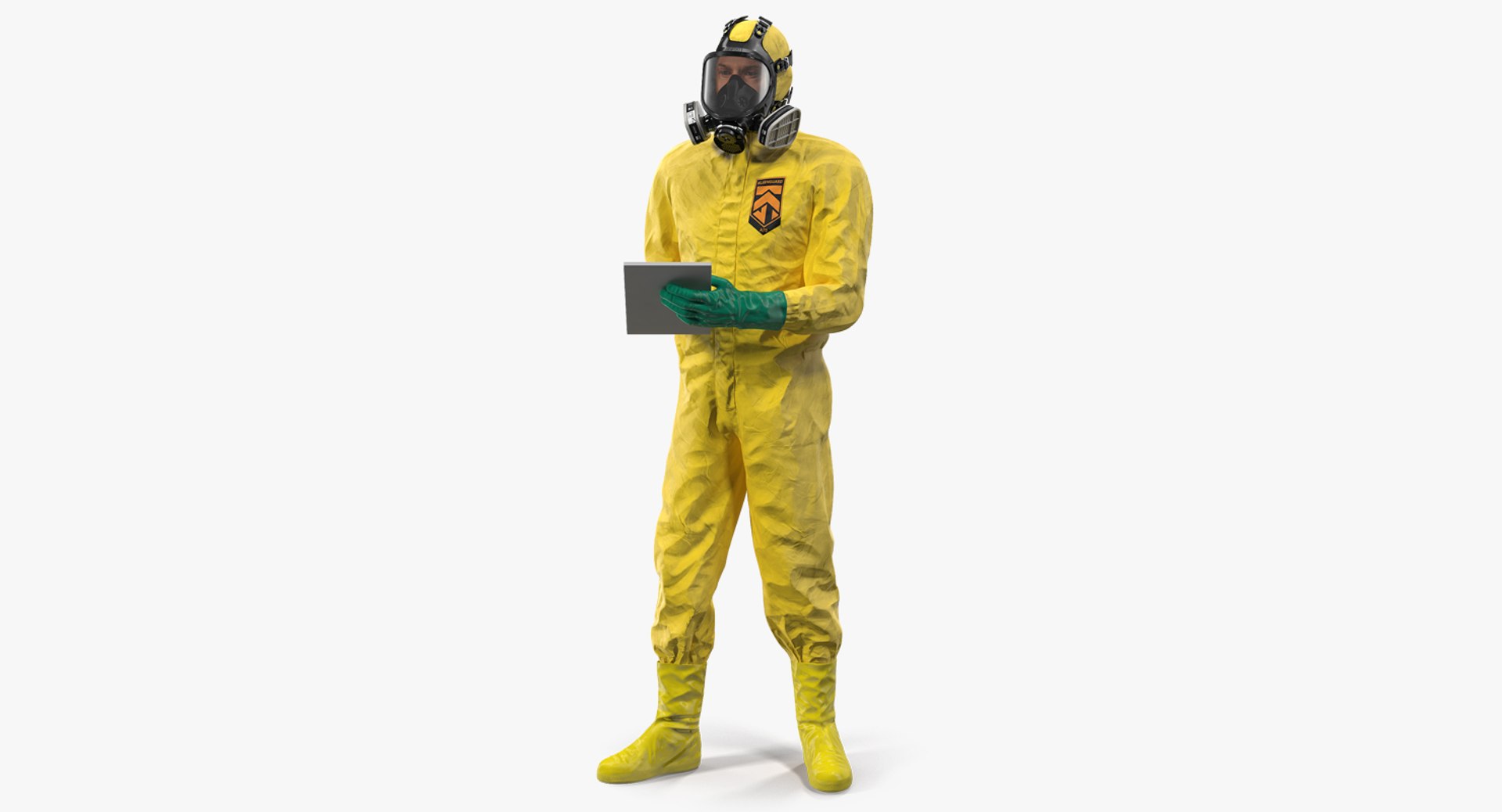 Hazardous Materials Worker 3D Model 3D model preview
