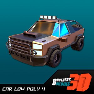 3D model car animating video