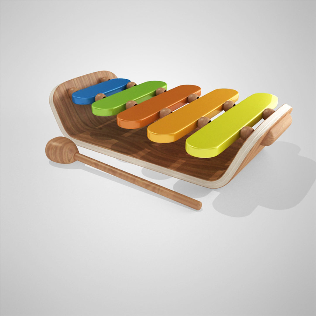 3d Model Toy Music Xylophone