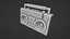 3D Boombox model