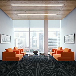 interior simple lounge model