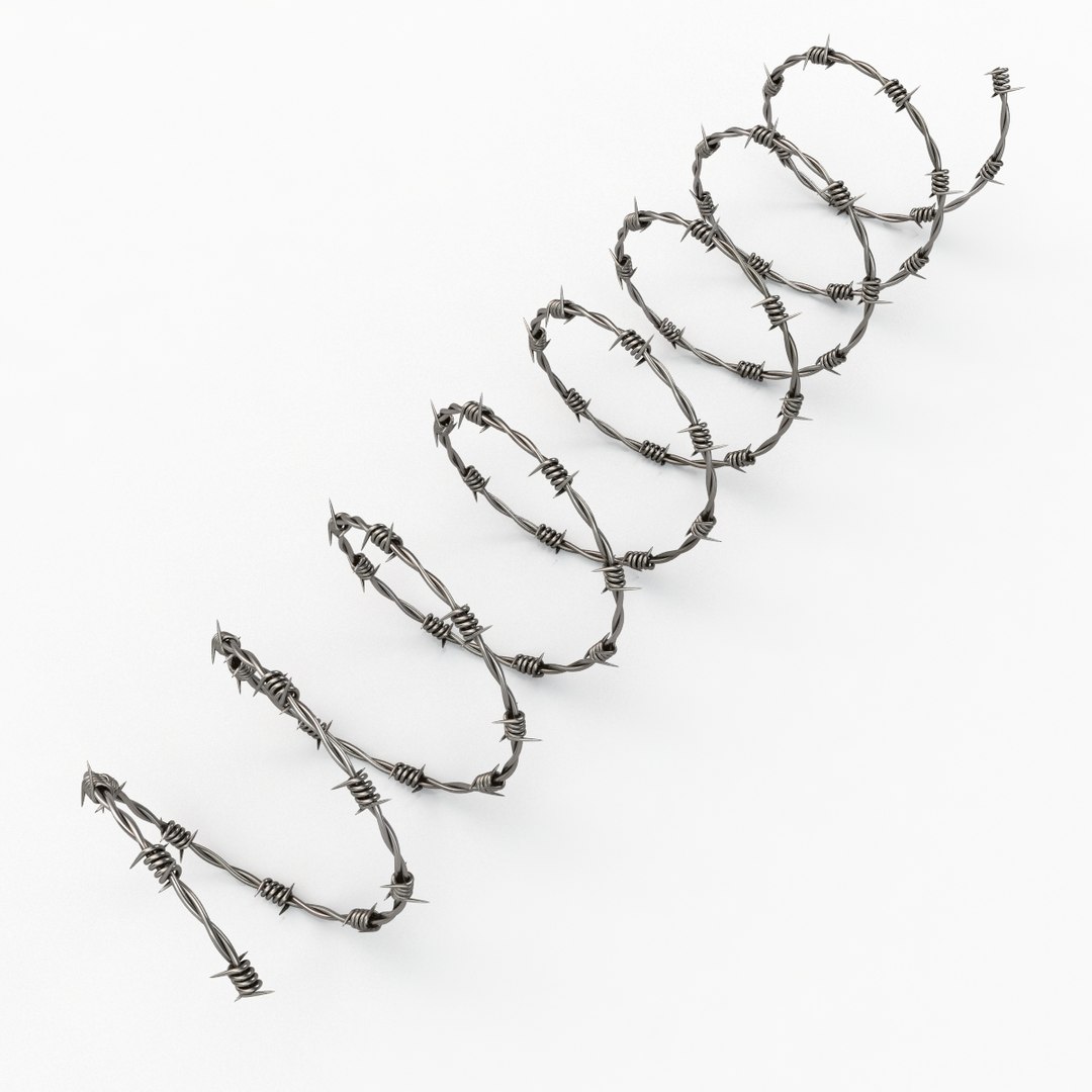 barbwire barb wire 3d model