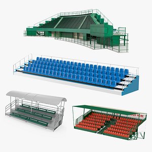 Stadium Seating Tribunes Collection 2 model