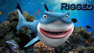 cartoon shark