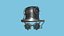 Czapka Steampunk 03 Ciemna Czarna - Projekt postaci SciFi