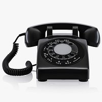 Old disc telephone