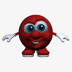 characters cartoon 3d model