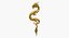 Golden Chinese Dragon Zodiac Sign