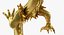 Golden Chinese Dragon Zodiac Sign