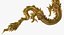 Golden Chinese Dragon Zodiac Sign