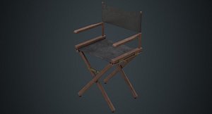 3D directors chair 1b