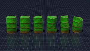 Toxic Waste Barrel 3D model