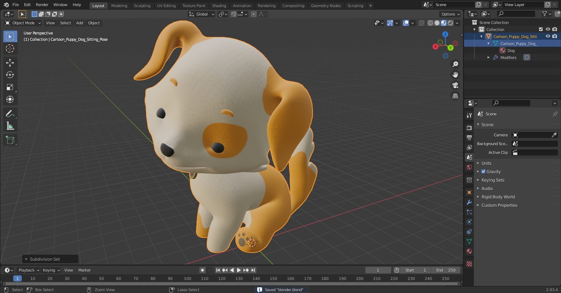 Cartoon Puppy Dog Sitting Pose 3D model https://p.turbosquid.com/ts-thumb/qn/MOC8Yv/nI/cartoonpuppydogsittingpose3dmodel020/jpg/1656484977/1920x1080/fit_q87/3f10df4a78c9f5946c89bc02353048384c469848/cartoonpuppydogsittingpose3dmodel020.jpg