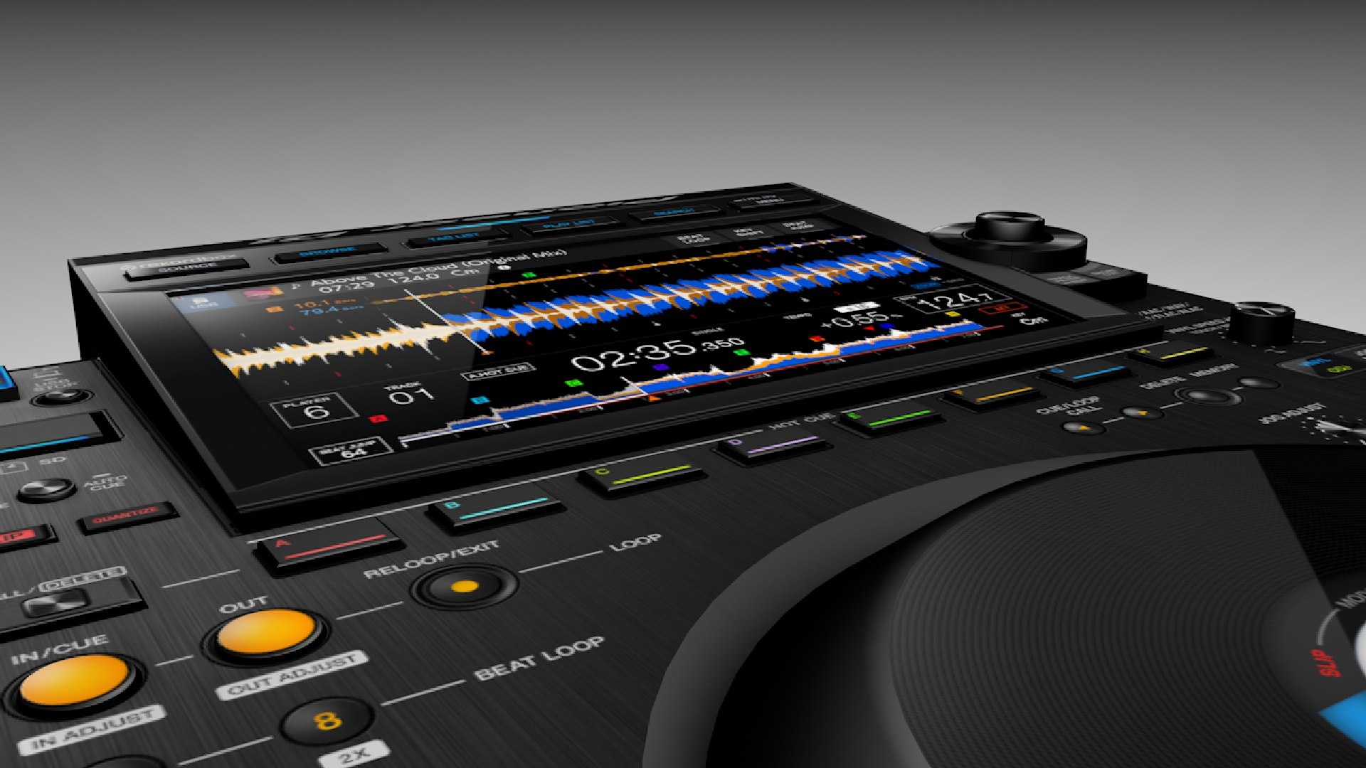 CDJ 3000 Cinema 4D - TurboSquid 2269547