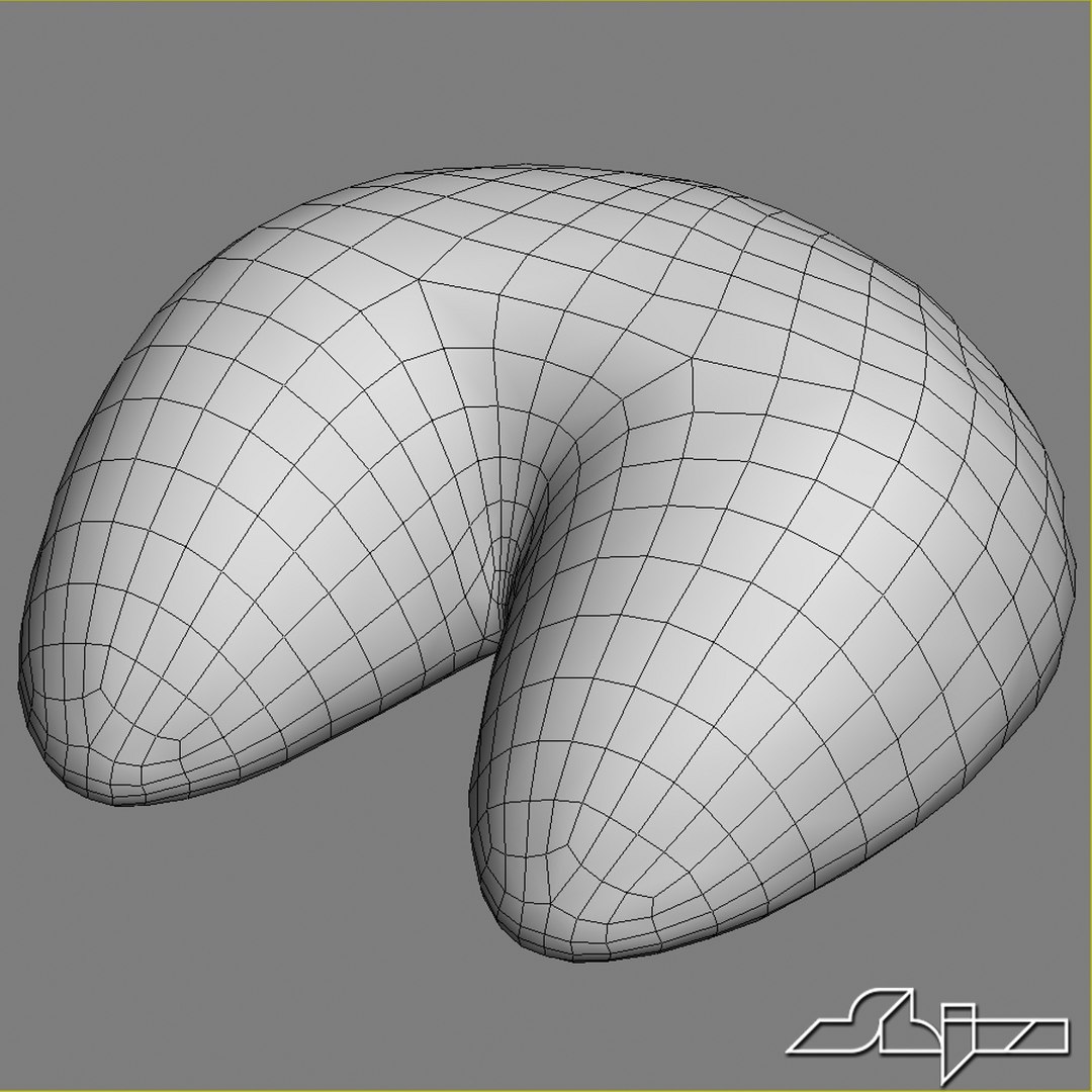 3d bread modeled model