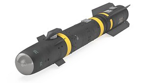 3D AGM-114R Hellfire Air-to-Ground Missile