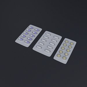 3D model Medicine pill