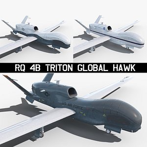 RQ-4B Global Hawk 3in1