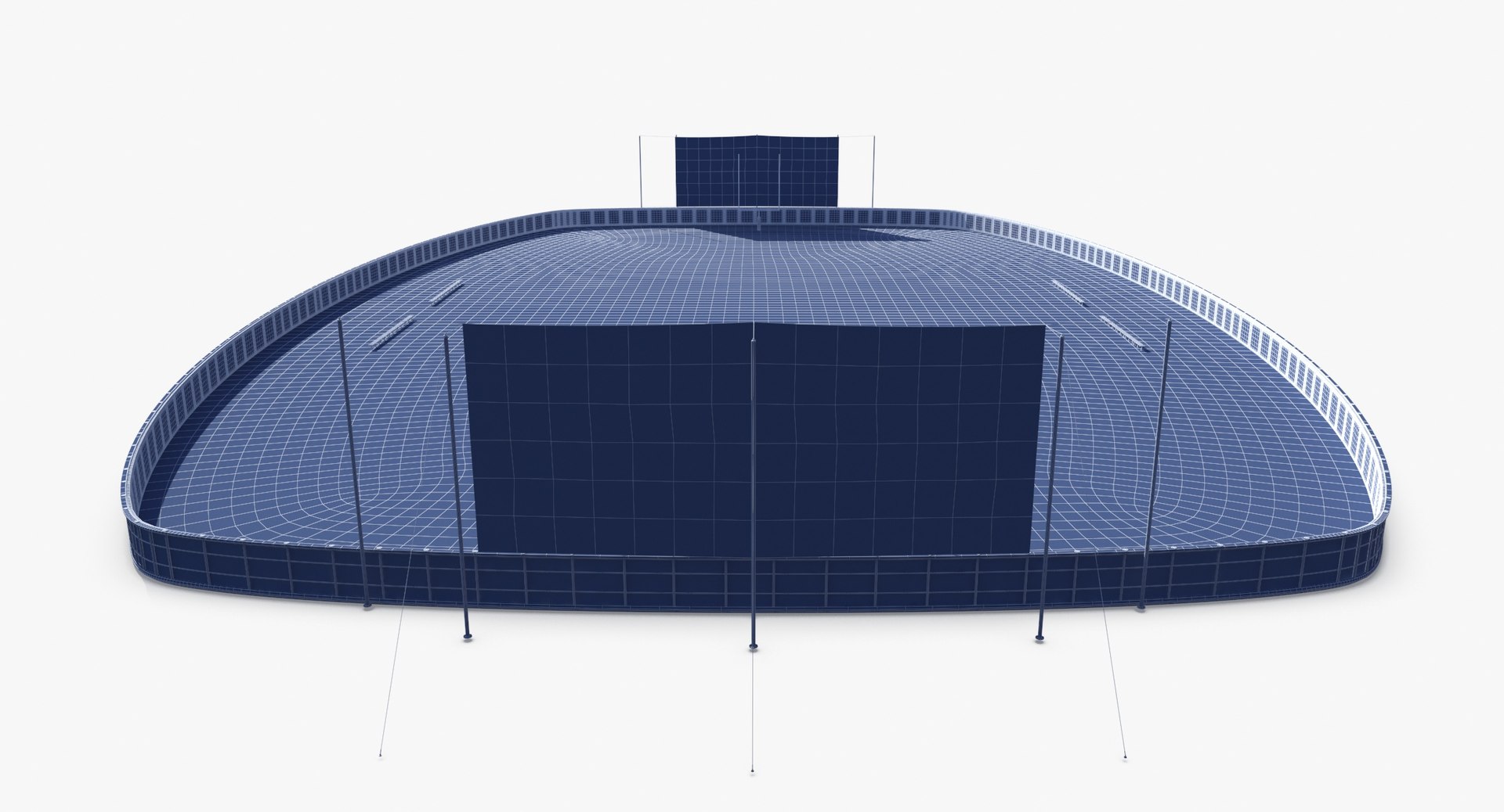 3D Football Field Model - TurboSquid 1583956