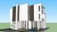 Villa de estilo moderno, casa de luxo, construção de hotel, casa de férias, villa de férias