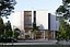 Villa de estilo moderno, casa de luxo, construção de hotel, casa de férias, villa de férias