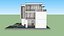 Villa de estilo moderno, casa de luxo, construção de hotel, casa de férias, villa de férias