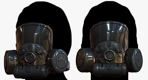 3D gas mask model