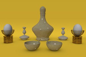 3D VASES AND SCULPTURE