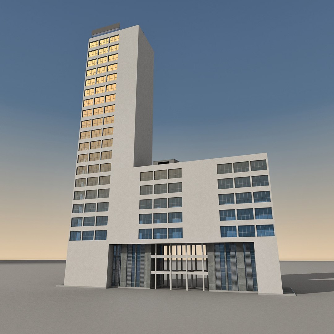 Modern Building 3d Max
