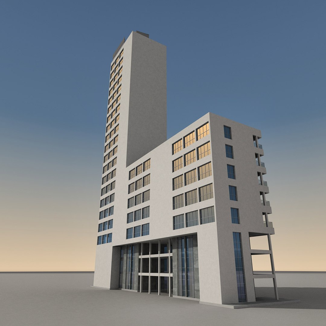 Modern Building 3d Max