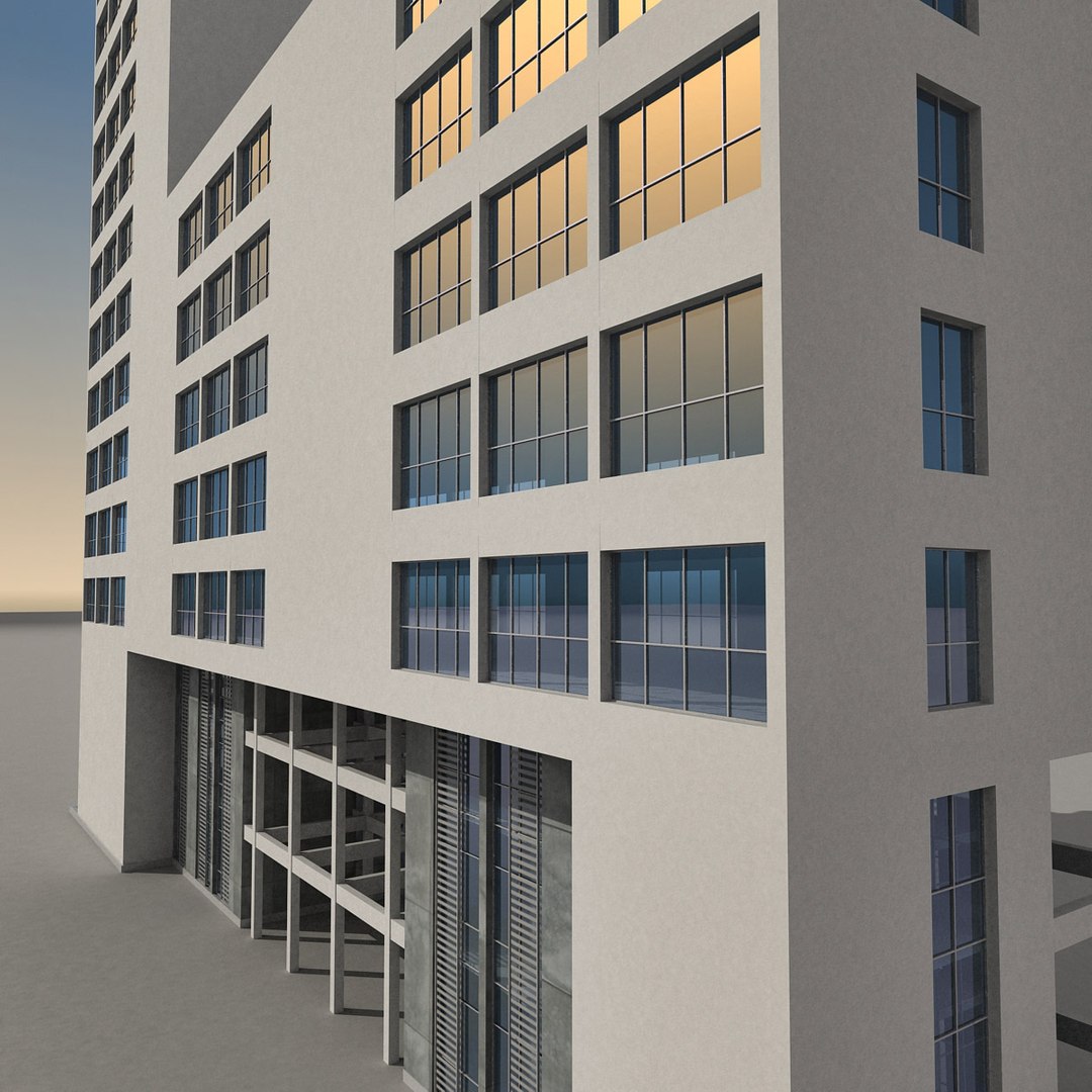 Modern Building 3d Max