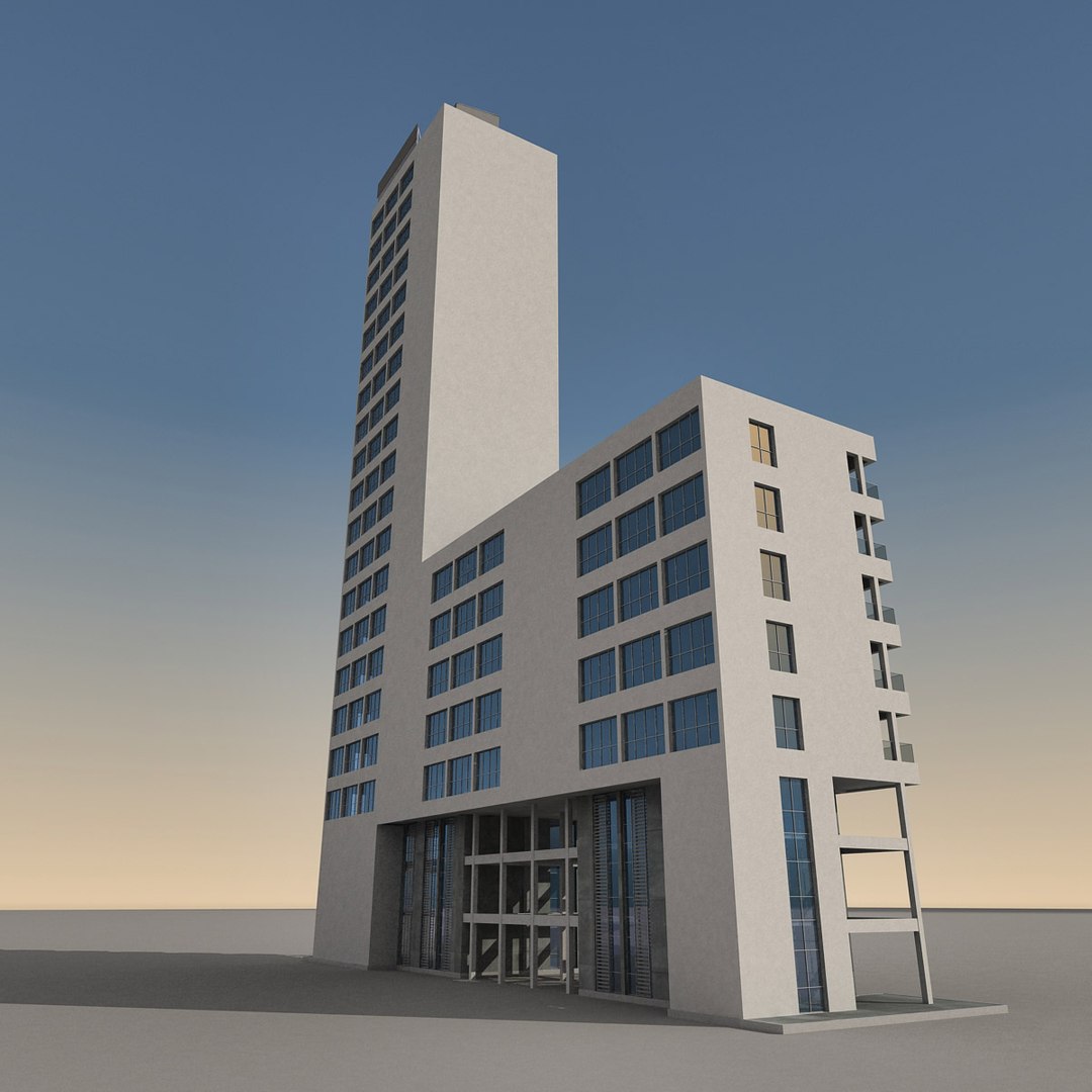 Modern Building 3d Max