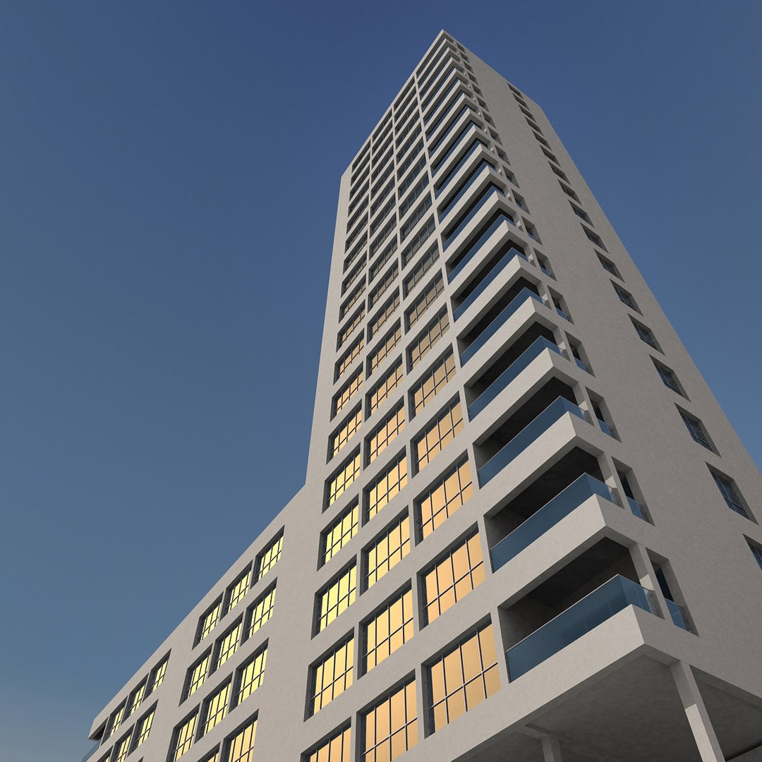 Modern Building 3d Max