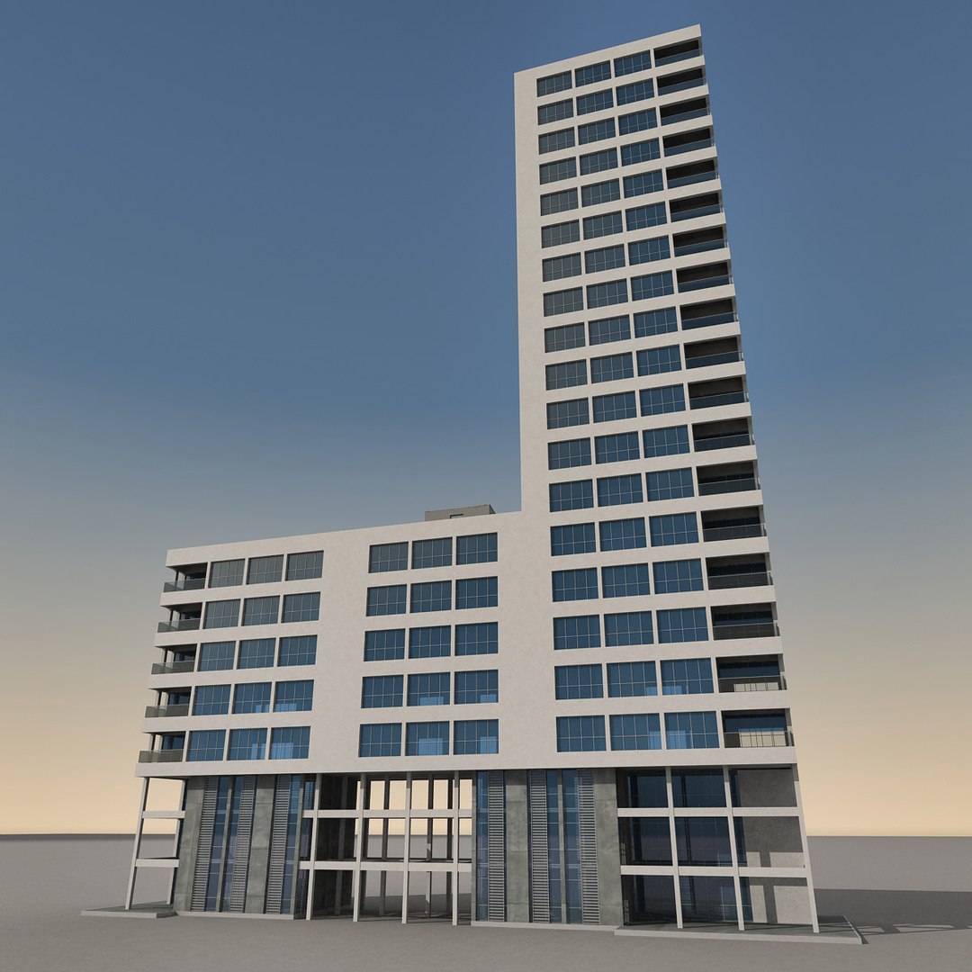 Modern Building 3d Max