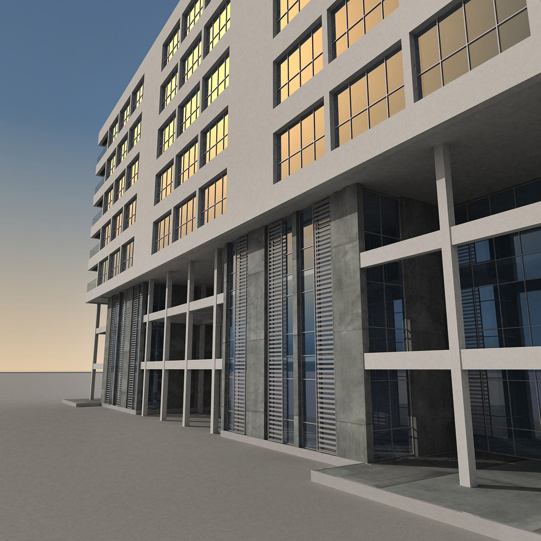 Modern Building 3d Max