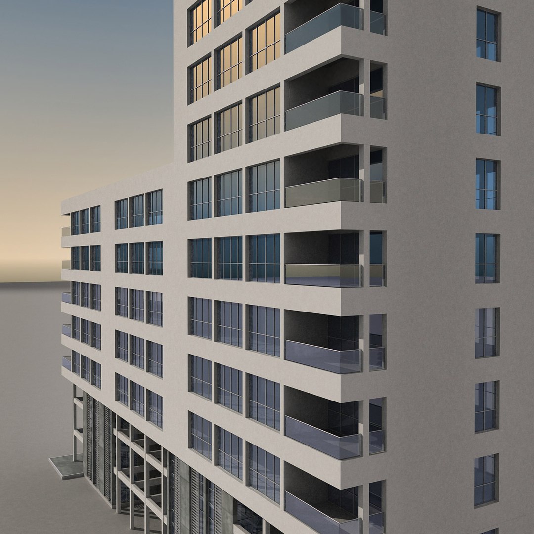Modern Building 3d Max