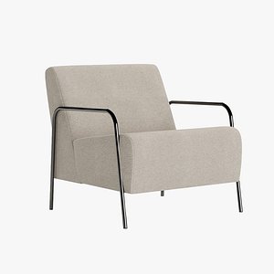 3D model Modern Upholstered Armchair