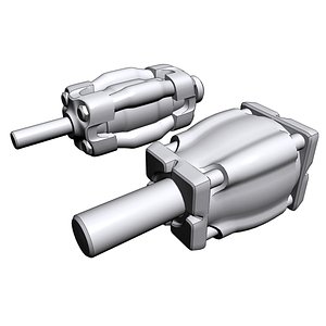 3d model of design pumps