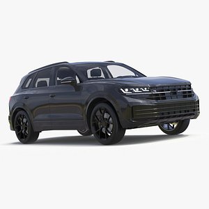 Hybrid Electric SUV Black Lights On