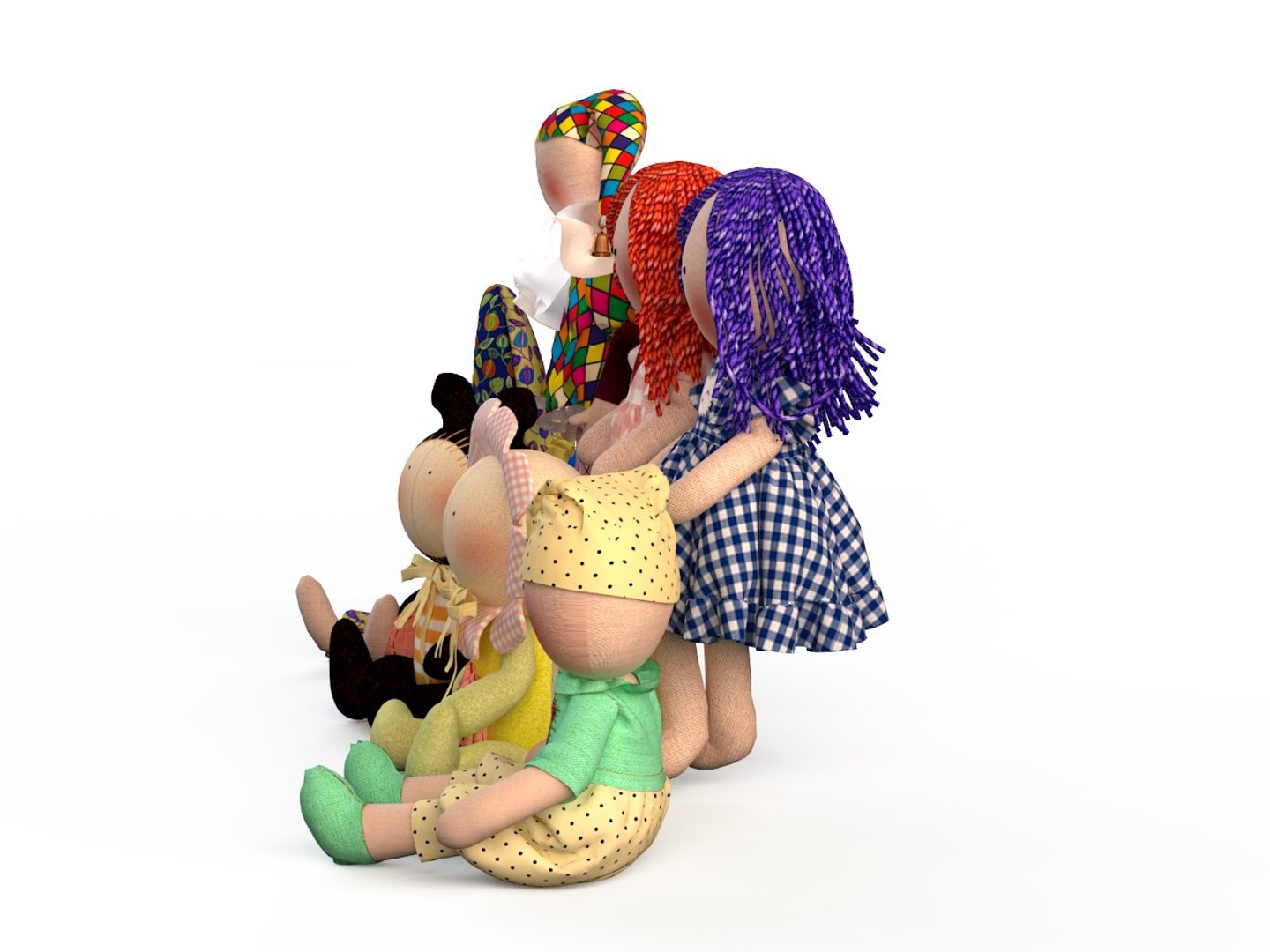 Bears Toys Tilde 3d Model