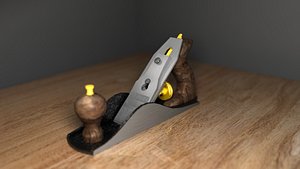 stanley hand plane tool 3D model