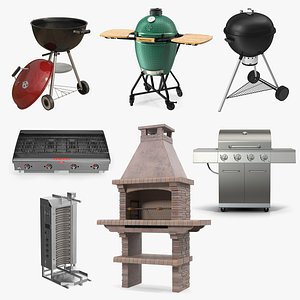 3D Grills Collection 6 model