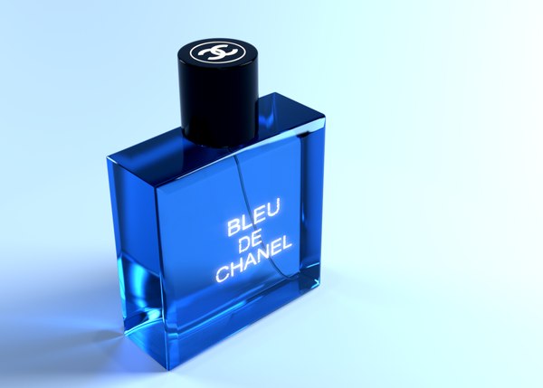 modelo 3d Botella De Perfume Bleu De Chanel - TurboSquid 721068