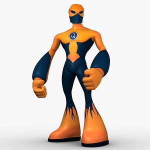 Cartoon Fighter - Rigged