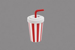 Soda Drink Cup 3D model