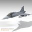 saab jas 39 gripen 3d model