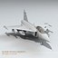 saab jas 39 gripen 3d model