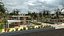 Low-Poly Modern House Neighborhood 3D Exterior Scene